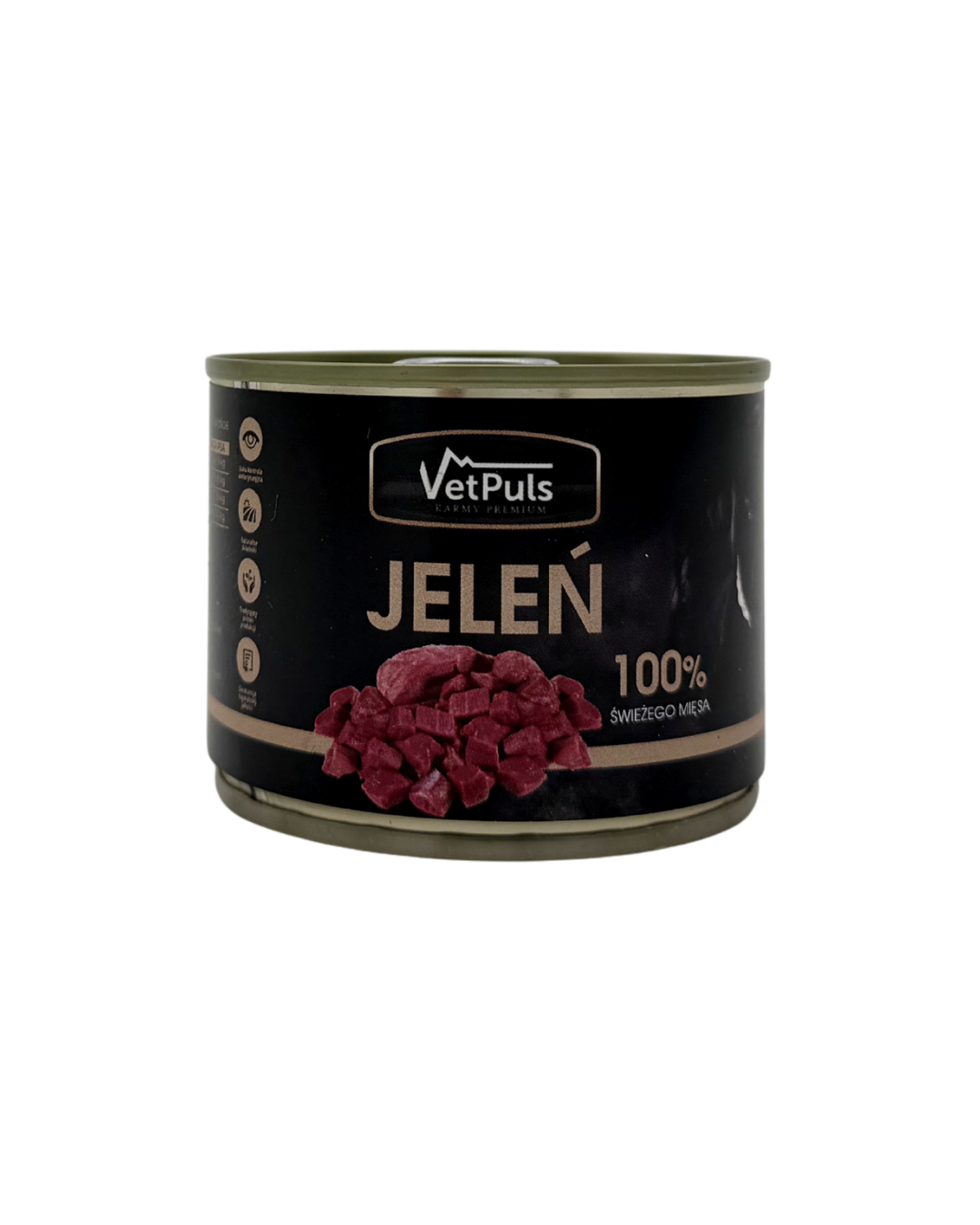 Mokra karma dla psa VetPuls Jeleń 100% 410g