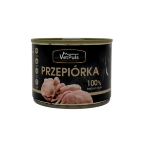 Mokra karma dla psa VetPuls Przepiórka 100% 200 g