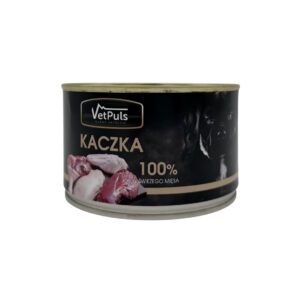 Mokra karma VetPuls Kaczka 100% 410 g