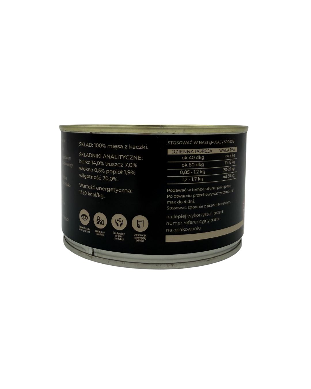Mokra karma VetPuls Kaczka 100% 410 g - obrazek 2