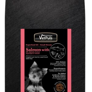 VetPuls Superfood bezzbożowa pełnoporcjowa karma z łososiem op. 12kg