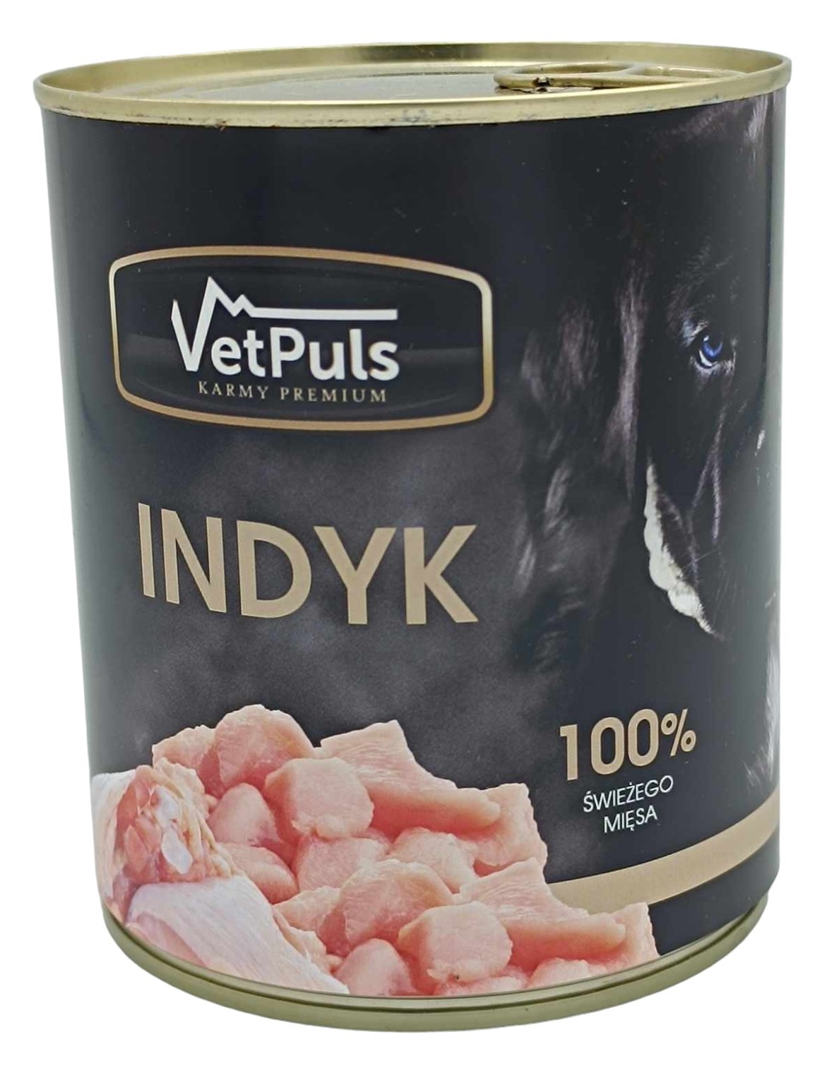 Mokra karma z indyka dla psa VetPuls 850g