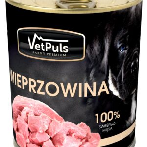 Mokra karma VetPuls wieprzowina 850g